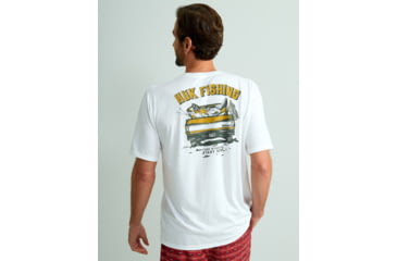 Image of HUK Performance Fishing Gone Fishin Tee - Mens, White, Large, H1000520-100-L