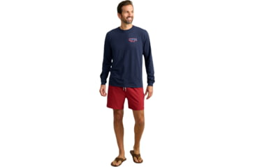 Image of HUK Performance Fishing Graphic Long Sleeve Tee - Mens, Naval Academy, Extra Large, H1000533-413-XL