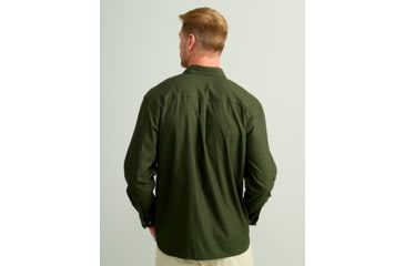 Image of HUK Performance Fishing Hawser Heather Flannel - Mens, Cyprs Lnd Hthr, 2XL, H1500208-378-XXL