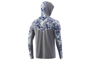 Image of HUK Performance Fishing HUK Icon X Camo Hoodie - Men's, Ocean Tally Cam, Small, H1200153-975-S