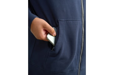 Image of HUK Performance Fishing HukD Up Logo Full Zip Hoodie - Mens, Naval Academy, Large, H1300089-413-L