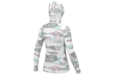 Image of HUK Performance Fishing Icon Tropicamo Hoodie - Womens, White, S, H6120171-100-S