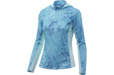 Image of HUK Performance Fishing Icon X Camo Hoodie - Womens, Boca Grande, Extra Large, H6120013-446-XL