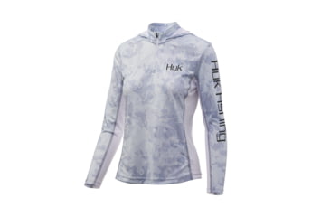 Image of HUK Performance Fishing Icon X Camo Hoodie - Womens, Kenai, Extra Small, H6120013-453-XS