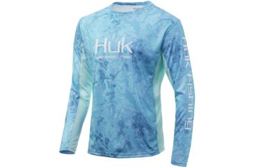 Image of HUK Performance Fishing Icon X Camo Long Sleeve Tee - Mens, Boca Grande, 3XL, H1200143-446-XXXL
