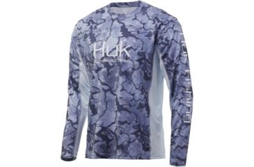 Image of HUK Performance Fishing Icon X Camo Long Sleeve Tee - Mens, Erie, 2XL, H1200143-037-XXL