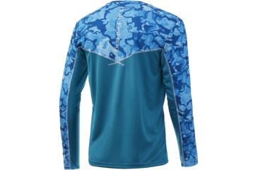 Image of HUK Performance Fishing Icon X Camo Long Sleeve Tee - Mens, North Drop, Large, H1200143-431-L