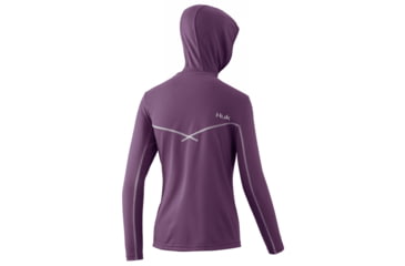 Image of HUK Performance Fishing Icon X Hoodie - Womens, Blackberry, Extra Large, H6120019-504-XL