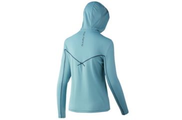 Image of HUK Performance Fishing Icon X Hoodie - Womens, Porcelain Blue, Small, H6120079-481-S