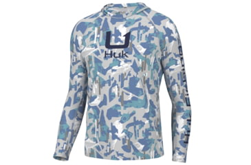 Image of HUK Performance Fishing KC Icon Apex Vert Hoodie - Mens, Marine Blue, XL, H1200585-372-XL