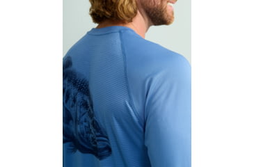 Image of HUK Performance Fishing KC Icon Graphic Long Shirt - Mens, Quiet Harbor, Large, H1200629-445-L