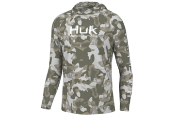 Image of HUK Performance Fishing KC Phantom Scales Pursuit Hoodie - Mens, Moss, 2XL, H1200588-316-XXL