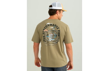 Image of HUK Performance Fishing Marlin On Ice Tee - Mens, Overland Trek, Extra Large, H1000525-319-XL