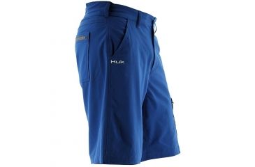 Image of HUK Performance Fishing Next Level Shorts - Men's, Dark Blue, Small, Inseam 10.5 in, H2000011DBLS