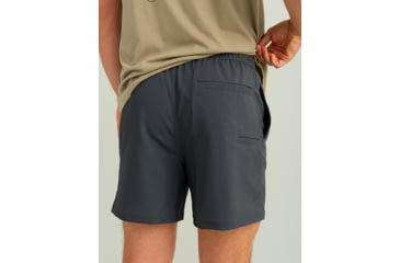 Image of HUK Performance Fishing Pursuit Graphic Volley Shorts - Mens, Volcanic Ash, Medium, H2000228-013-M