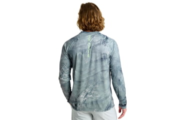 Image of HUK Performance Fishing Pursuit Mossy Oak Printed LS Crew - Mens, Moe Cw Slvrsky, 2XL, H1200610-944-XXL