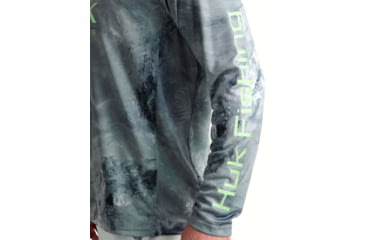 Image of HUK Performance Fishing Pursuit Mossy Oak Printed LS Crew - Mens, Moe Cw Slvrsky, 2XL, H1200610-944-XXL