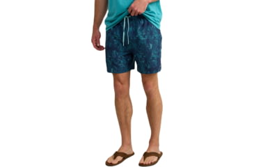 Image of HUK Performance Fishing Pursuit Volley All Over Print Shorts - Mens, Naval Academy, Extra Large, H2000227-413-XL