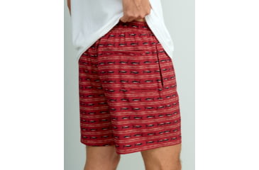 Image of HUK Performance Fishing Pursuit Volley All Over Print Shorts - Mens, Scarlet Blaze, 3XL, H2000227-621-XXXL