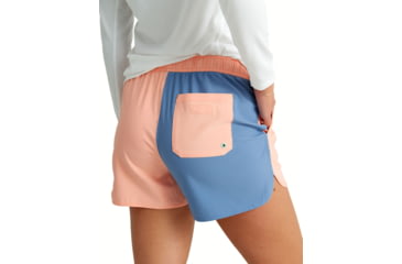 Image of HUK Performance Fishing Pursuit Volley Segment Short - Womens, Peach Nectar, M, H6200065-824-M