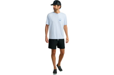 Image of HUK Performance Fishing Sail Anger Tee - Mens, Ice Water, Small, H1000522-476-S