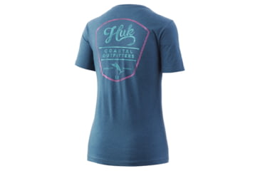 Image of HUK Performance Fishing Shield Crew - Womens, Deep Lake Heather, Extra Small, H6100055-449-XS