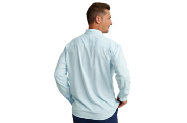 Image of HUK Performance Fishing Tide Point Break LS Minicheck - Mens, Ice Water, Large, H1500155-476-L