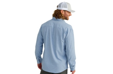Image of HUK Performance Fishing Tide Point Break LS Minicheck - Mens, Quiet Harbor, 2XL, H1500155-445-XXL
