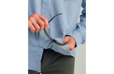 Image of HUK Performance Fishing Tide Point Break LS Minicheck - Mens, Quiet Harbor, 2XL, H1500155-445-XXL