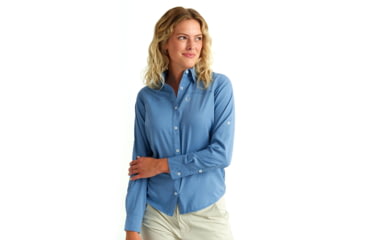 Image of HUK Performance Fishing Tide Point Shirt - Womens, Quiet Harbor, Small, H6150006-445-S