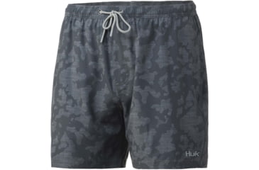 Image of HUK Performance Fishing Pursuit Running Lakes Volley Swim Shorts - Mens, Volcanic Ash, M, H2000135-013-M