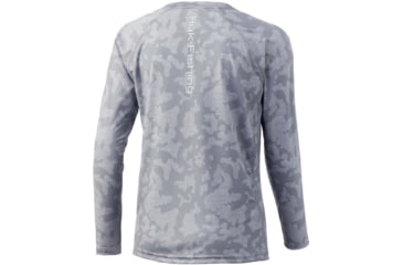 Image of HUK Performance Fishing Running Lakes Pursuit L/S Shirt - Kids, Overcast Grey, YXS, H7120065-032-YXS