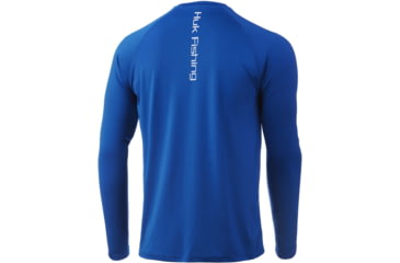 Image of HUK Performance Fishing Vented Pursuit L/S Shirt - Men's, Huk Blue, M, H1200396-457-M
