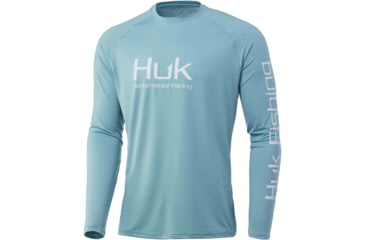 Image of HUK Performance Fishing Vented Pursuit L/S Shirt - Men's, Porcelain Blue, S, H1200396-481-S
