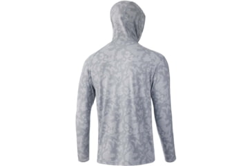 Image of HUK Performance Fishing Waypoint Running Lakes Hoodie - Men's, Overcast Grey, XXL, H1200445-032-XXL