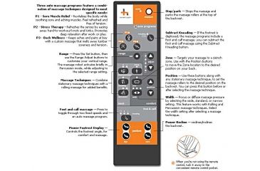 Image of Human Touch HT-5005 Massage Chair - remote control