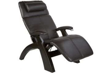 Image of Human Touch Silhouette PerfectChair PC-075 with Dark Walnut base, Espresso Chair Pads