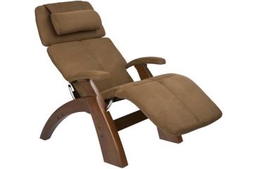 Image of Human Touch Silhouette Perfect Chair PC075 with Walnut Base, Cashew SofSuede Chair Pads
