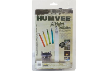 Image of Humvee Accessories HMV6FP10 12 Piece Light Stick Family Pack White/Blue/Red/Gree