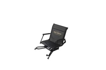 Image of Hunt Comfort Multi Position Mesh Lite Swivel Hunting Chair, Black, HCCC10