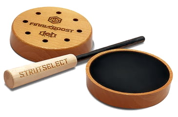 Image of Hunters Specialties HS-DOD-PC Final Roost Pot Call Wild Turkey Wood Aluminum/Woo