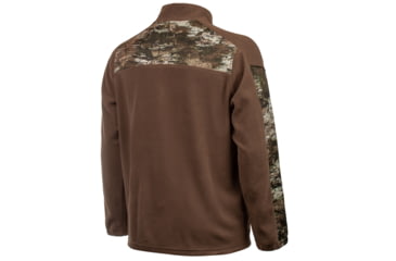 Image of Huntworth Anti-pill Fleece 1/4 Zip Pullover - Mens, Ash Brown / Tarnen, Extra Large, E-957-AB/TRN-XL