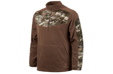 Image of Huntworth Anti-pill Fleece 1/4 Zip Pullover - Mens, Tarnen, Extra Large, E-957-AB/TRN-XL