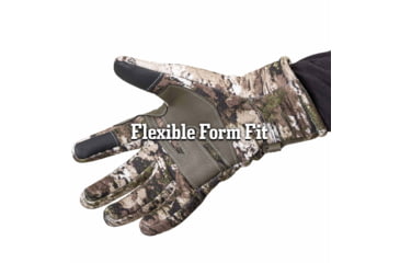 Image of Huntworth Barrow Heat Boost Windproof Softshell Hunting Glove - Womens, Tarnen, Small, E-1433-L-TRN-S