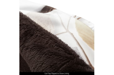 Image of Huntworth Carthage Lined Waterproof Performance Fleece Beanie Hat - Mens, Snow Camo, Large, E-5593-30SCB-M/L