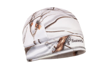Image of Huntworth Carthage Lined Waterproof Performance Fleece Beanie Hat - Mens, Snow Camo, Large, E-5593-30SCB-M/L