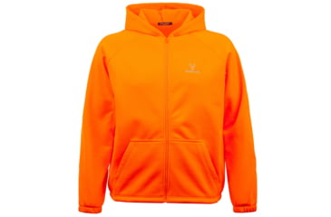 Image of Huntworth Eagon Hooded Knit Jersey Hunting Jacket - Mens, Blaze, 3XL, E-949-113-3XL