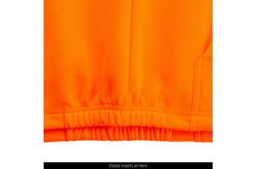 Image of Huntworth Eagon Hooded Knit Jersey Hunting Jacket - Mens, Blaze, 3XL, E-949-113-3XL