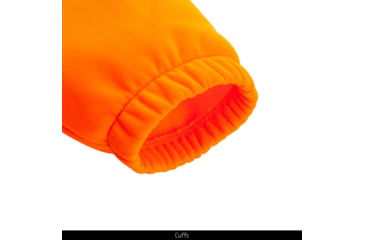 Image of Huntworth Eagon Hooded Knit Jersey Hunting Jacket - Mens, Blaze, 3XL, E-949-113-3XL