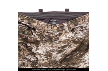 Image of Huntworth Elkins Mid Weight Windproof Soft Shell Pants Waffle Fleece Interior- Mens, Tarnen, Large, E-9503-TRN-L